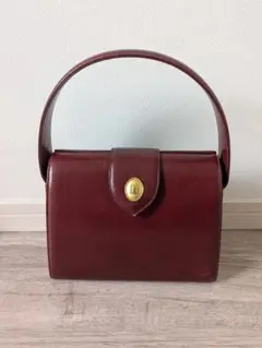 ダックス DAKS ハンドバッグ ショルダーバッグ　2way ワインレッド