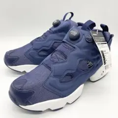 【未使用】Reebok リーボック ポンプフューリー スニーカー デニム 紺 青