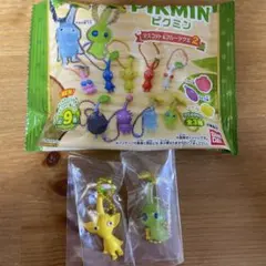 任天堂 ピクミン キーホルダー 2個セット (黄色、緑色)