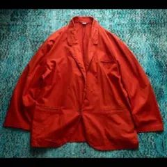 80s 90s EURO "煉瓦" color cotton jacketのサムネイル