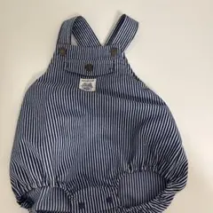 ストライプ柄 ベビーロンパース 70-80cm
