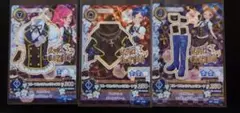 アイカツカード ブルーブロックチェックコーデ 3枚セット - メルカリ