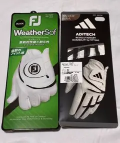 フットジョイ・ADIDAS ゴルフグローブ23size