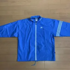 adidas_ナイロンジャケット 青