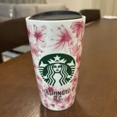 スターバックス　陶器タンブラー 桜柄　海外限定 ワシントンDC