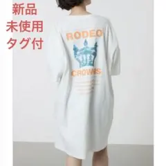 ロデオクラウンズ ワンピース　Tシャツ Tワンピース　クラウンロゴ　新品タグ付のサムネイル