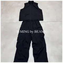 【B:MING by BEAMS】ブラックカーゴパンツ・ジレセット