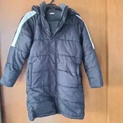 フード付き 中綿コート　ブラック　130センチ