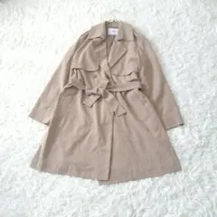 SLOBE IENA ダブルブレストウエストベルトトレンチスプリングコートF