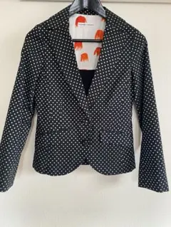 TSUMORI CHISATO 黒・白ドット テーラードジャケットのサムネイル