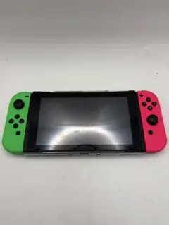 Nintendo Switch 本体のみグリーン&ピンクジョイコン