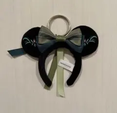 ミニーマウス 耳型キーホルダー