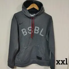 大きいサイズ　Nike Therma-Fit BSBLフーディ XXL グレー