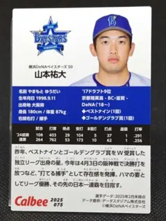 山本祐大 横浜ベイスターズ プロ野球チップス2025 第2弾