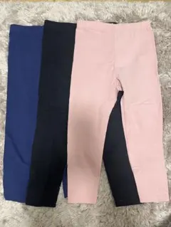 SHEIN キッズレギンス3点セット 2Y-3Y Cozy Cub 10部丈