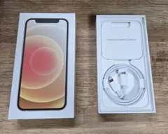Apple iPhone 12 128GB ホワイト 箱のみ 充電ケーブル付き