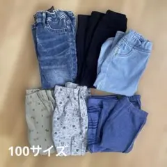 長ズボン　レギンス　100 キッズ　男の子　無印　ユニクロ　GU 7点まとめ売り