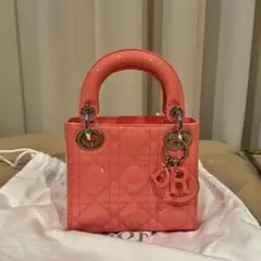 【新品】Lady Dior nano コーラルピンク⭐︎