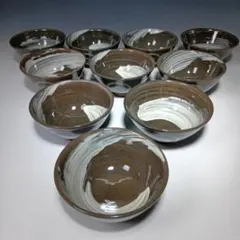 茶道具　八代焼(熊本)　酒井駿造　数茶碗　10客共箱　未使用品　美品 茶道具 八代焼(熊本) 酒井駿造 数茶碗 10客共箱 未使用品 美品 - メルカリ