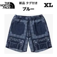 ノースフェイス アロハベントショーツ XL ブルー（ネイビー）