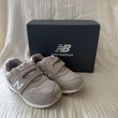 New Balance 996 キッズシューズ アイボリー 16.5cm