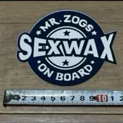 レア! SEXWAX ステッカー On board 紺 サーフィンのサムネイル