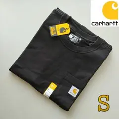 ⑥ Carhartt ブラック S Tシャツ カーハート新品 半袖 正規品 黒