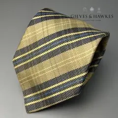 英国サヴィルロウの真髄【ほぼ未使用】GIEVES & HAWKES　ネクタイのサムネイル