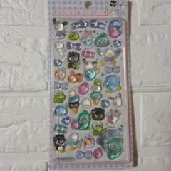 ◎はぴだんぶい◎ボンボン3Dステッカー硬いドロップ立体ふうシール