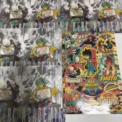僕のヒーローアカデミア　クリアファイル　デコシール　まとめて