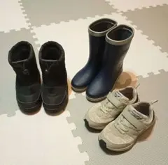 【瞬足】【スノーブーツ】【長靴】３足セット