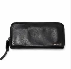 DIESEL 長財布 ラウンドファスナー ブラックのサムネイル