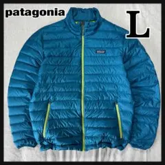 ぱいんさん 様Patagonia パタゴニア ダウンセーター L ブルー 緑.