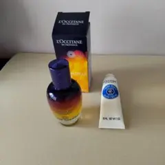 〈ロクシタン〉イモーテル　オーバーナイトリセットセラム・バンドクリーム　セット