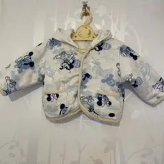 ディズニーベビー　ミッキーマウス　ベビーミッキー　キルティングコート　綿　95