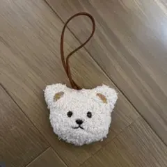 【新品未使用】くま ネームタグ e 名札付きぬいぐるみ ネームホルダー