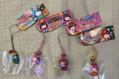 ご当地キティ 沖縄限定 根付け ストラップ 5点セット