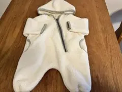 韓国子供服　minirobe ベビー用 フード付きボアロンパース