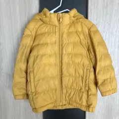 UNIQLO 80サイズ　マスタード色フード付きアウター　ユニクロ