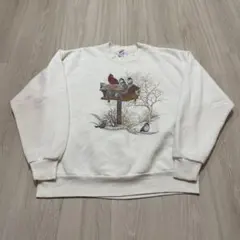 Jerzees スウェット　トレーナー　アニマル　ユーロ　ビンテージ 90s L