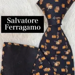 Salvatore Ferragamo ネクタイ ビジネス N-0704