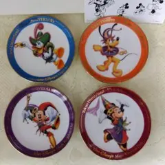 東京　ディズニーランド 　15周年記念皿　 4枚セット　マジックキングダム非売品