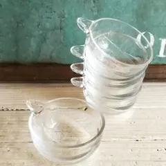 昭和レトロガラス皿 5枚set