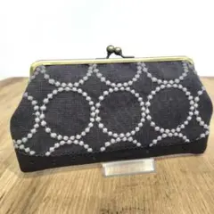 ハンドメイド がま口長財布 ミナペルホネン tambourine - メルカリ