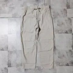 リネン パンツ ベージュ