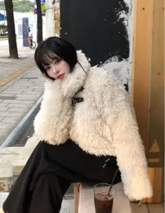 未使用 GRL プードルファージャケット[kd133]