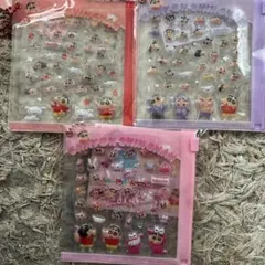 クレヨンしんちゃん デコパーツシール　3種セット