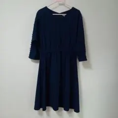 Afternoon Tea WARDROBE ネイビー ワンピースのサムネイル