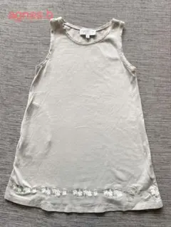 アニエスベー　アンファン　6A ノースリーブ　ワンピース