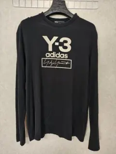 Y-3 ロゴプリント ロングスリーブ Tシャツ ブラック XS ヨウジヤマモトのサムネイル